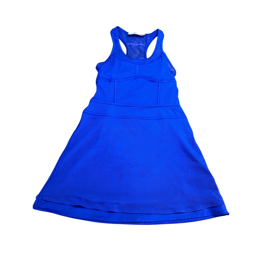 Adidas by Stella McCartney Royal Blue Mesh Racerback Tennis Court Dress Luxury - Picture 6 of 12